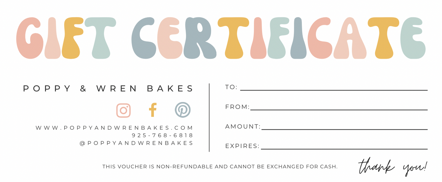 Gift Certificate
